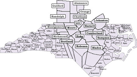 North Carolina Counties Served